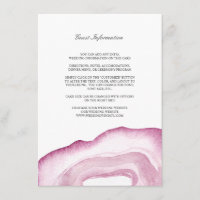 Einsteckkarte für Wasserfarben| Maurerrosa