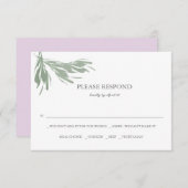 Einsteckkarte für Wasserfarben Mitteilungskarte (Vorne/Hinten)