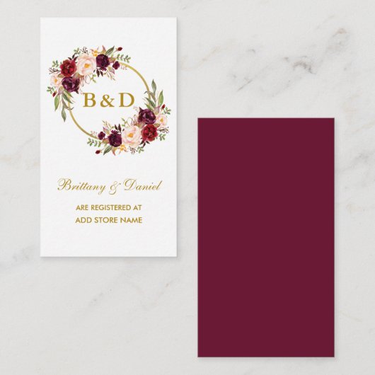 Einsteckkarte GB für die Einsteckkarte für das Hoc Begleitkarte (Vorne/Hinten)