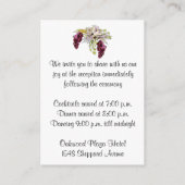 Einsteckkarte | Pflaumenblättrige IMITATE Begleitkarte (Rückseite)