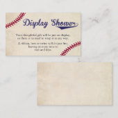 Einsteckkarten für Baseball-Themenanzeigen Begleitkarte (Vorne/Hinten)