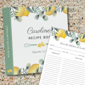 Einsteckung für Zitronen und Eukalyptus-Recipe-Kar