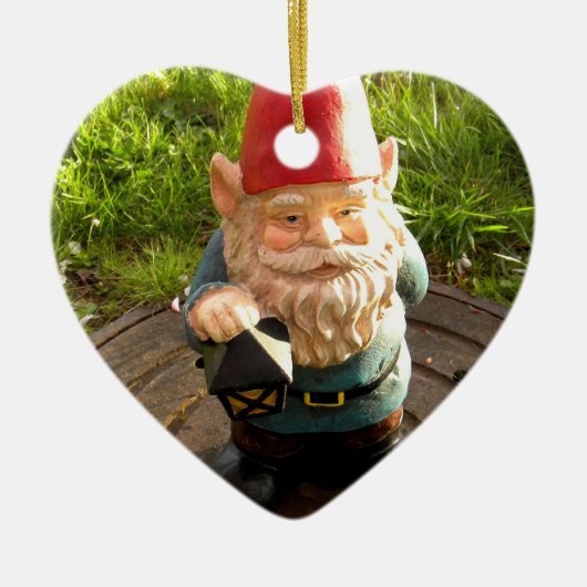 EinsteigelochGnome Keramik Ornament (Vorne)