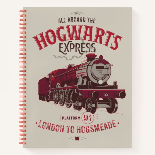 Einsteigen in den Hogwarts Express Notizblock (Vorderseite)