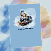 Einsteigen in den nächsten Bahnhof Einladung