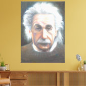 Einstein by Carol Broderick Leinwanddruck (Insitu (Wohnzimmer))