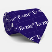 Einstein Energy Equation (Blau) Krawatte (Gerollt)