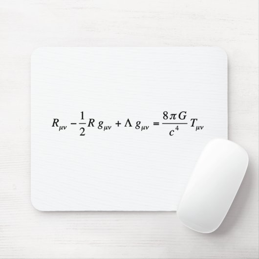Einstein-Feldgleichung der allgemeinen Relativität Mousepad (Mit Mouse)