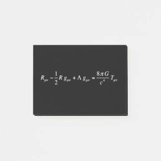 Einstein field equation of general relativity post-it klebezettel