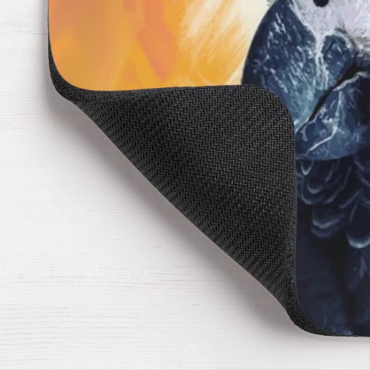 Einstein Parrot Mouse Pad Mousepad (Ecke)