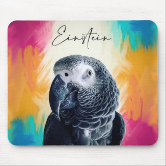 Einstein Parrot Mouse Pad Mousepad