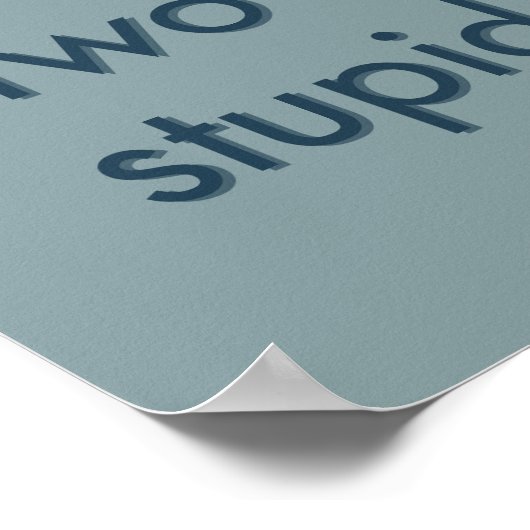 Einstein quote poster (Ecke)