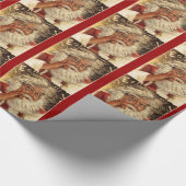 einstein santa giftwrap geschenkpapier (Ecke)