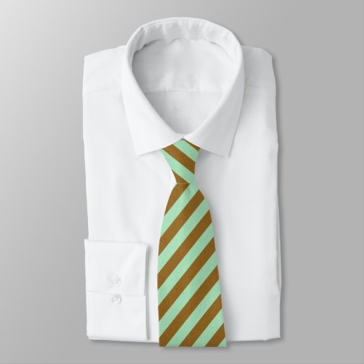 Einstein Simple Stripe Satin Necktie Krawatte (Gebunden)