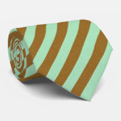 Einstein Simple Stripe Satin Necktie Krawatte (Gerollt)