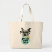 Einstein Vibes only - Tote Bag Jumbo Stoffbeutel (Vorne)