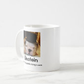 Einstein - WattsEnglishBulldogs.com-Tasse Kaffeetasse (Vorderseite Links)