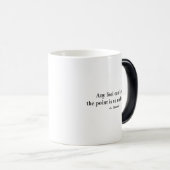 Einstein Wisdom – The Point Is to Understand Verwandlungstasse (VorderseiteRechts)