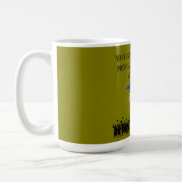 Einsteins Abschlussmotto Olive Kaffeetasse