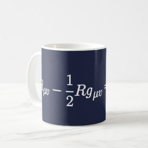 Einsteins Feldgleichungswissenschaft Mathematische Kaffeetasse