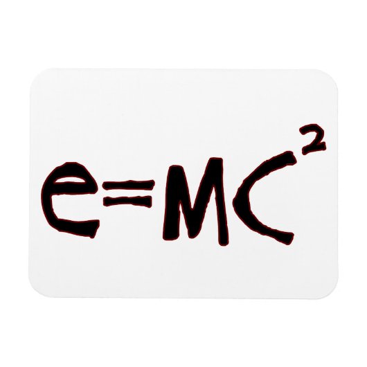 Einsteins Gleichung Magnet (Horizontal)