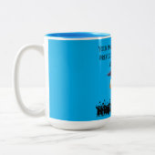 Einstein's graduation motto azure zweifarbige tasse (Links)