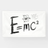 Einsteins Relativitätstheorie. Formel Banner (Horizontal)