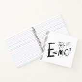 Einsteins Relativitätstheorie. Formel Notizblock (Innenseite)