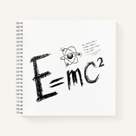 Einsteins Relativitätstheorie. Formel Notizblock (Vorderseite)
