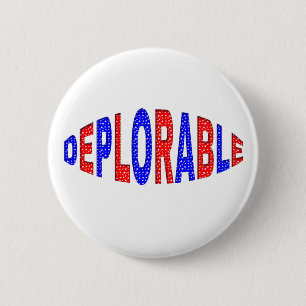 EINSTELLBARE Button-Taste, Patriotische Farben Button