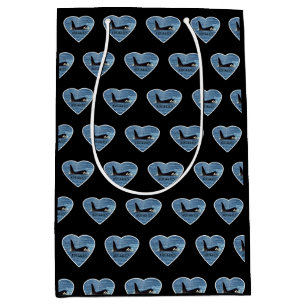 Einstellbarer Aquarius Orca Schwertwal Schwarz Mittlere Geschenktüte