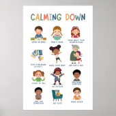 Einstellmöglichkeiten für Klassenraum-Poster Poster (Vorne)