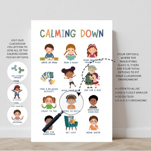 Einstellmöglichkeiten für Klassenraum-Poster Poster