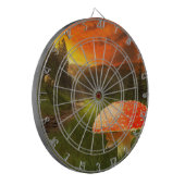 Einstellung der Herbstsonne. Dartscheibe (Vorderseite Links)