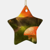 Einstellung der Herbstsonne. Keramik Ornament (Rechts)