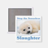 Einstellung der Schlachtung von Siegeln Magnet (Vorderseite/Rückseite)