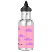 Einstellung der Sonne mit Wolken: Edelstahlflasche (Rechts)