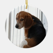Einstellung des Beagle Keramikornament (Vorne)