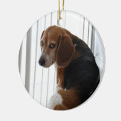 Einstellung des Beagle Keramikornament (Links)
