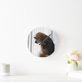 Einstellung des Beagle Runde Wanduhr (Zuhause)