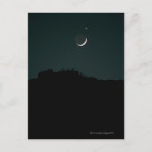 Einstellung des Crescent Moon Postkarte (Vorderseite)