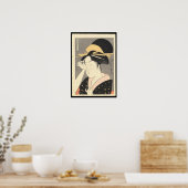 Einstellung des Haarnadels Poster (Küche)