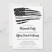 Einstellung des Korrekturbeamten in dünner grauer  Einladung (Vorderseite)