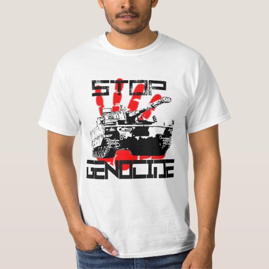 Einstellung des Völkermordes T-Shirt (Vorderseite)