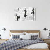 Einstellung eines Hindernisses Leinwanddruck (Insitu (Schlafzimmer))