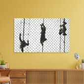 Einstellung eines Hindernisses Leinwanddruck (Insitu (Wohnzimmer))