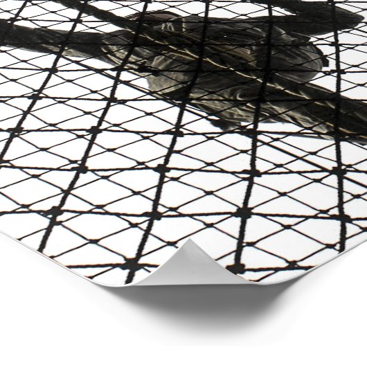 Einstellung eines Hindernisses Poster (Ecke)