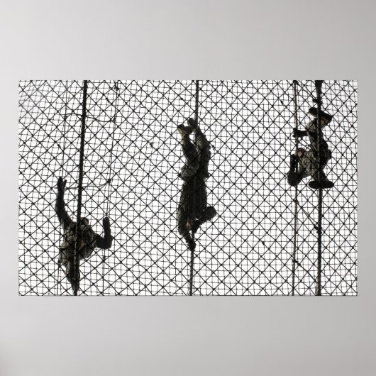 Einstellung eines Hindernisses Poster (Vorne)