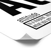 Einstellung - Grundlegende Erfolgsfaktoren Poster (Ecke)