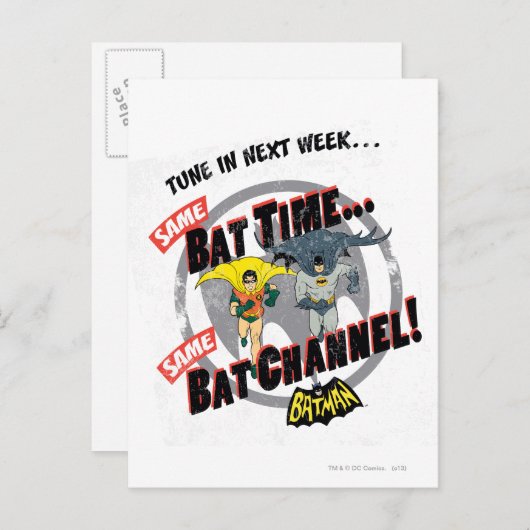 Einstellung in der nächsten Woche Grafik Postkarte (Vorne/Hinten)